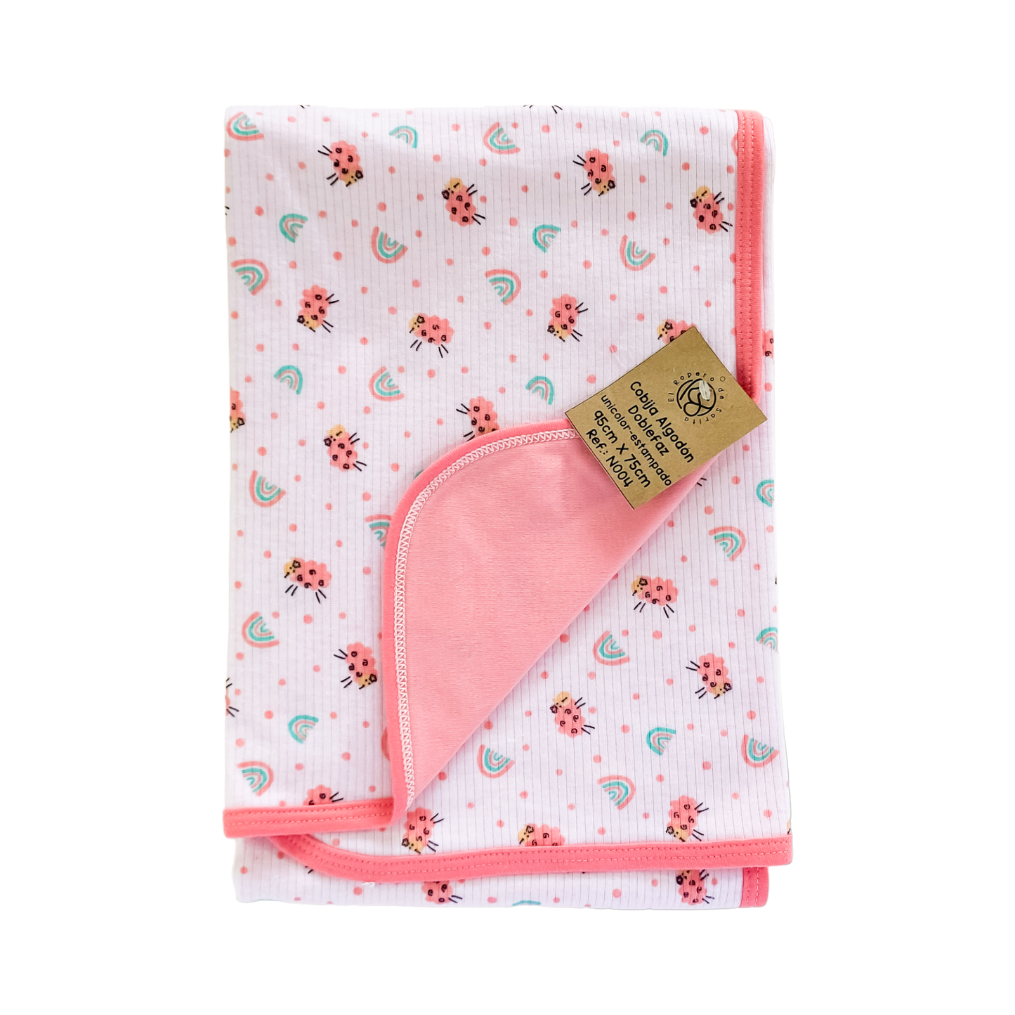 Ensueños Estampados Rosado - Cobija Doble Estampada*