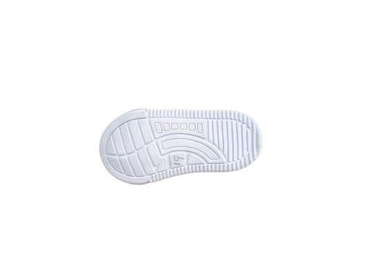Zapatos para bebé deportivos con velcro en tonos suaves rosa beige