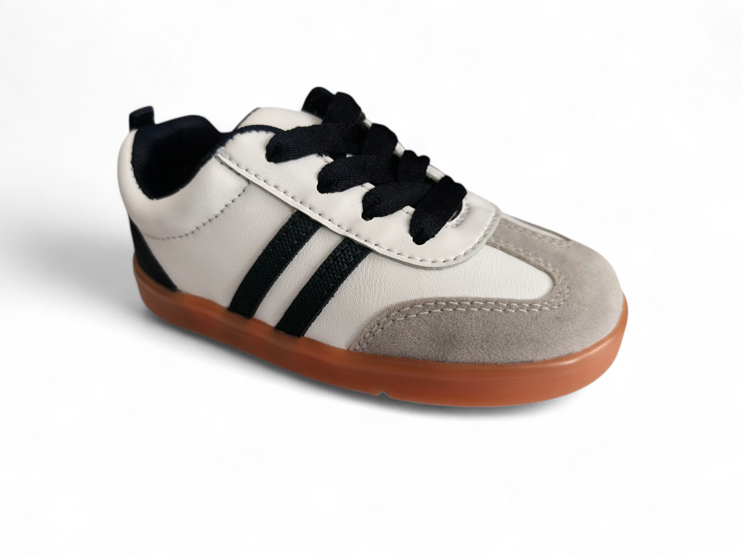 Zapatos para bebé deportivos con cordón en tonos azul y gris