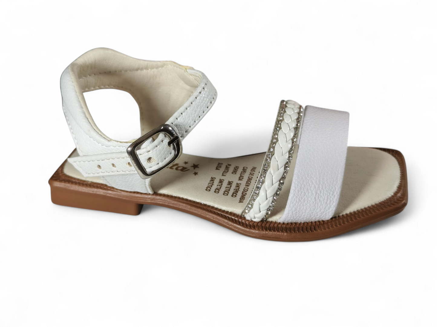 sandalia para niña elegante en tono Blanco | KIDO